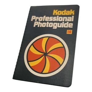 Vintage 1975 Kodak Professional Photoguide Spiral Bound Exposure Manual R-28